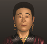 ▲ 복원된 고대 압독국 여인 얼굴.ⓒ경북도