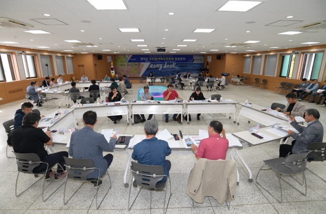 ▲ 영덕군 주민참여예산위원회의 분과별 회의 장면.ⓒ영덕군