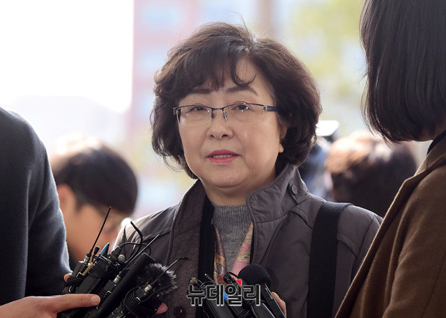 ▲ '환경부 블랙리스트' 의혹을 받는 김은경 전 환경부장관의 첫 재판이 기소 150여일만에 열렸다. ⓒ박성원 기자