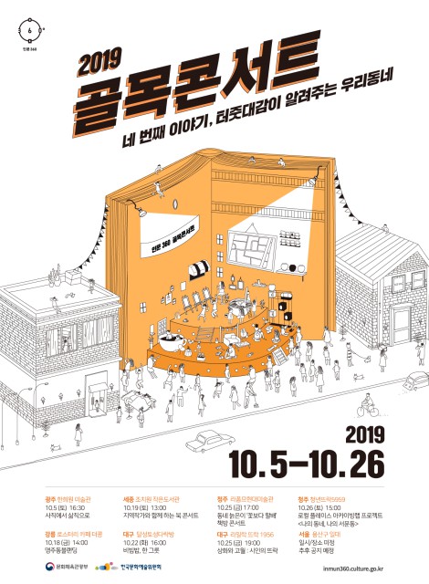 ▲ '2019 골목콘서트' 네 번째 이야기 포스터.ⓒ한국문화예술위원회