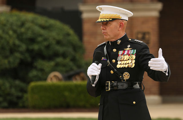 ▲ 데이비드 버거 美해병대 사령관. ⓒ美국방부 공개사진.