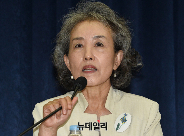 ▲ 4일 오전 국회 의원회관에서 열린 제2회 북한인권상 시상 및 시국특별대토론회에서 발언하고 있는 박선영 사단법인 물망초 이사장. ⓒ박성원 기자