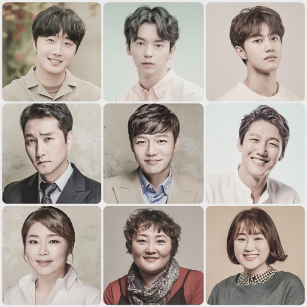 ▲ (상단 왼쪽부터) 정일우·강승호·곽동연, (중앙 왼쪽부터) 이석준·고영빈·양승리,(하단 왼쪽부터) 고수희·박지아·이현진ⓒ나인스토리