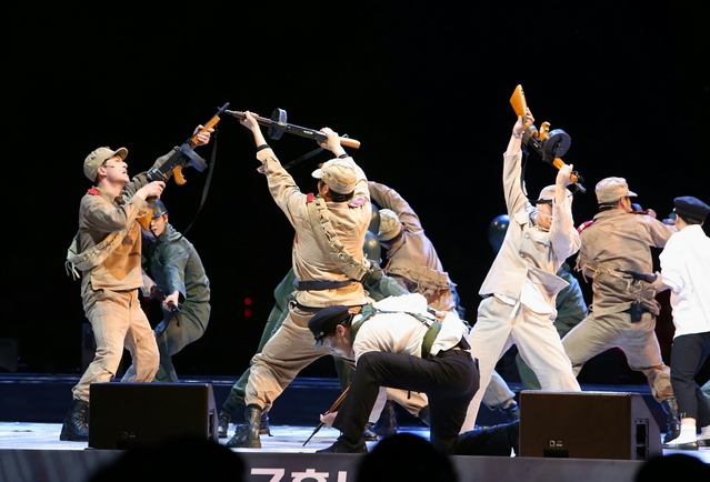 ▲ 실경 뮤지컬 55일의 한 장면.ⓒ칠곡군