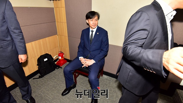 ▲ 조국 법무부 장관. ⓒ정상윤 기자