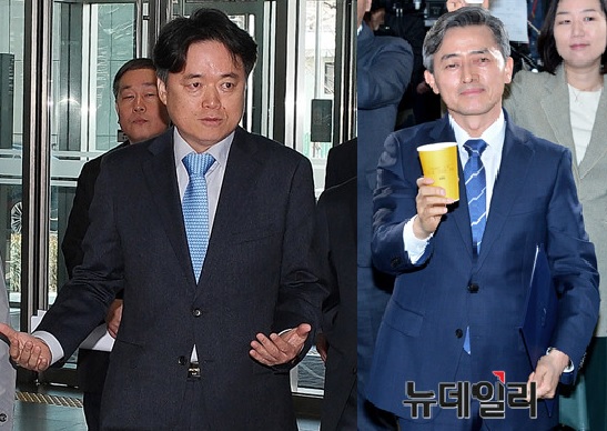 ▲ 최승호(좌) MBC 사장과 양승동 KBS 사장. ⓒ뉴데일리