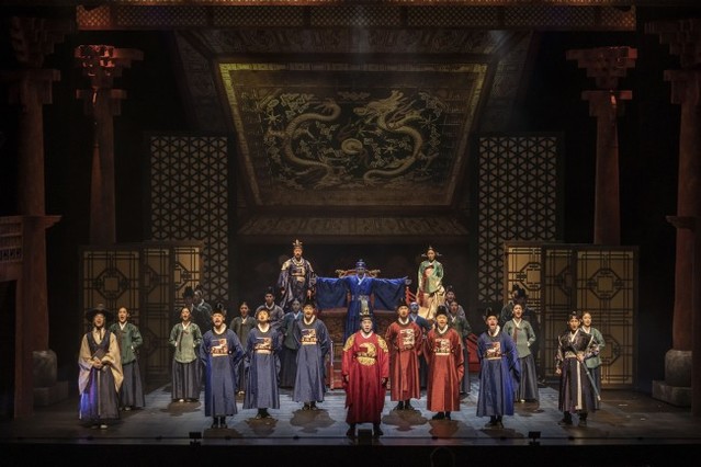 ▲ 뮤지컬 '세종, 1446' 공연 장면.ⓒHJ컬쳐