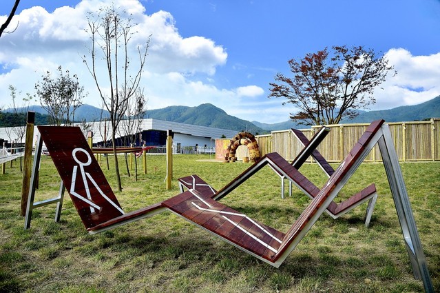 ▲ 18일 개장되는 제천 의림지 시민쉼터 '누워라 정원' 모습.ⓒ제천시