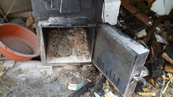 ▲ 안전불감증이 불러온 ‘화목보일러’ 화재 피해 모습.ⓒ세종시