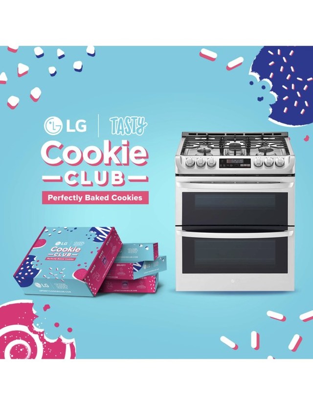 ▲ 'LG전자X테이스티 쿠키 클럽' 구독 박스ⓒLG