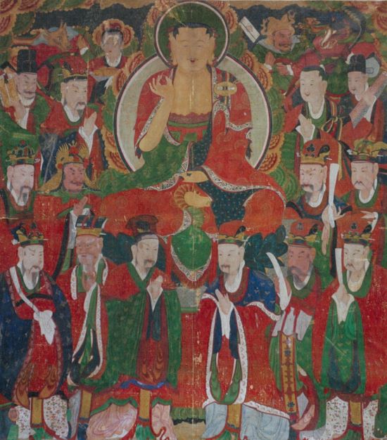 ▲ 전의 청안사 소장 ‘지장시왕도(地藏十王圖)’ⓒ세종시