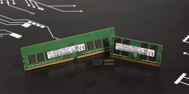 ▲ 3세대 10나노급(1z) DDR4 D램. ⓒSK하이닉스