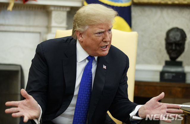 ▲ 도널드 트럼프 미국 대통령. 민주당이 현재 하원에서 탄핵을 추진 중이다. ⓒ뉴시스. 무단전재 및 재배포 금지.