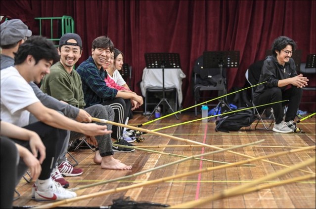 ▲ 연극 '물고기 인간' 연습 현장.ⓒ서울시극단