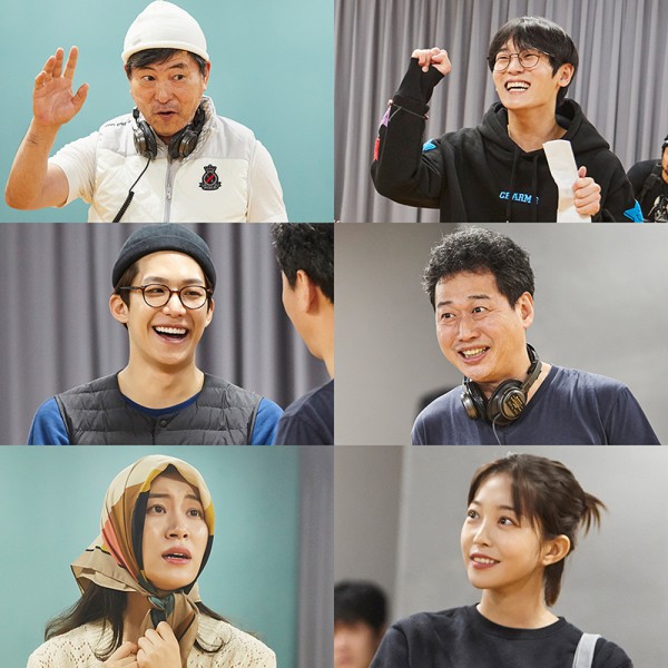 ▲ 연극 '도둑배우' 연습 현장.ⓒ파크컴퍼니