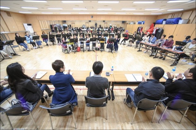 ▲ 뮤지컬 '애니' 상견레 현장.ⓒ세종문화회관