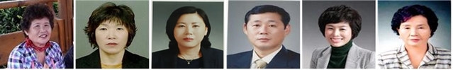 ▲ 왼쪽부터 경북도 자원봉사자상을 수상한 김광숙, 전경원, 김후남, 배칠호, 김향숙, 곽옥석씨.ⓒ경북도