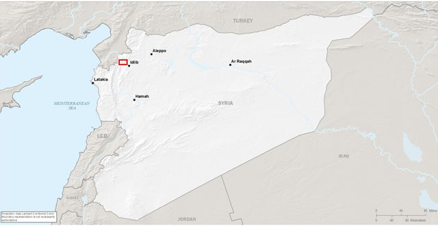 ▲ 미군 특수부대가 IS 수괴 아부 바크르 알 바그다디를 사살한 장소. ⓒ美국방부 제공.