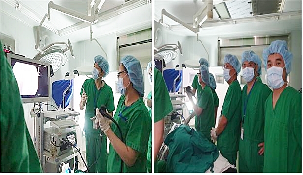 ▲ 대구시가 오는 9일까지 대구경북첨단의료복합단지 및 지역 6개 대형병원소화기 내시경분야 외국의사 8개국 18명을 대상으로 대구 의료기술을 전수한다.(사진은 지난해 연수모습)ⓒ대구시