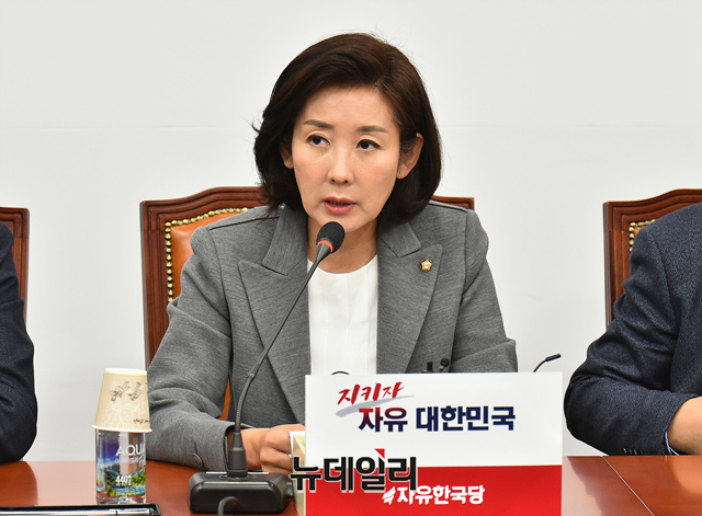 ▲ 나경원 자유한국당 원내대표. ⓒ이종현 기자