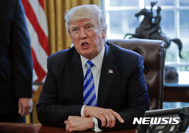 ▲ 도널드 트럼프 미국 대통령은 2017년 취임한 뒤부터 파리기후협약 탈퇴를 기정사실화 했다. ⓒ뉴시스. 무단전재 및 재배포 금지.