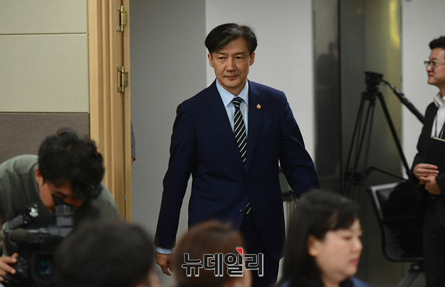 ▲ 조국 전 법무부 장관. ⓒ정상윤 기자