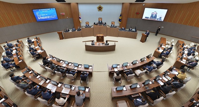 ▲ 충나도의회 본의회 장면.ⓒ충남도의회