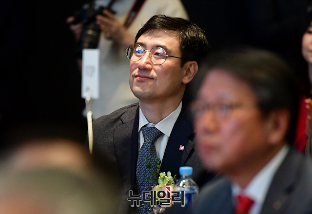 ▲ 지난 달 30일 열린 항공의 날 행사에 참석한 이석주 제주항공 대표ⓒ정상윤 기자