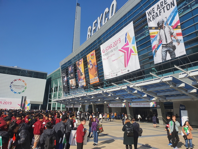 ▲ 국제 게임전시회 '지스타 2019'가 진행 중인 부산 벡스코 제1전시장. ⓒ연찬모 기자