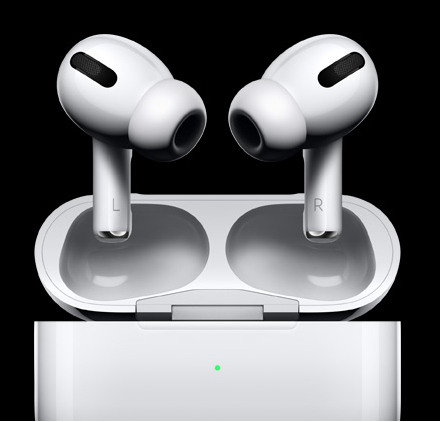 ▲ 애플 '에어팟 프로(AirPods Pro)' 제품 이미지 ⓒ애플 공식 홈페이지