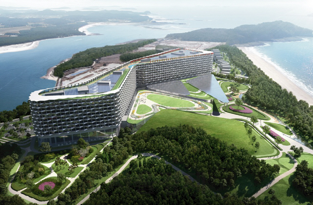 ▲ 충남 태안군 안면도 관광지 3지구 개발사업 조감도.ⓒ충남도