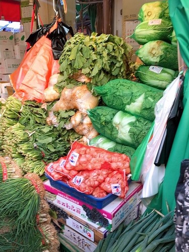 ▲ 재래시장에서 판매하는 김장 재료들 ⓒ박소정 기자