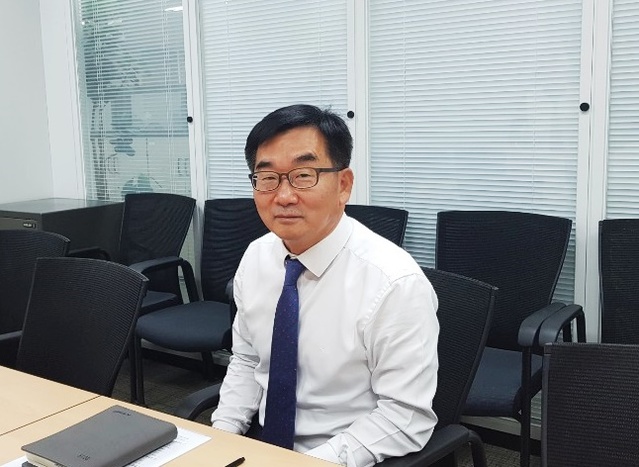 ▲ 정재헌 부산지역본부장.ⓒ엄주연 뉴데일리경제 기자