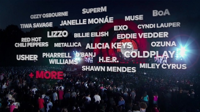 ▲ '글로벌 골 라이브' 공연의 헤드라이너가 발표되는 영상 캡처. ⓒSM엔터테인먼트