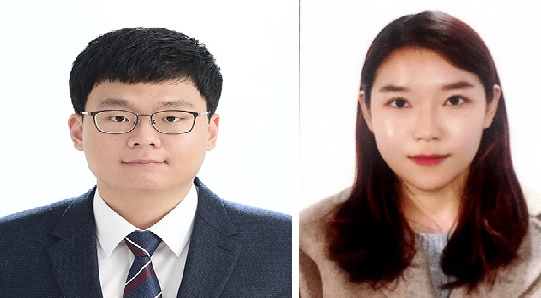 ▲ 세무사시험에서 최종 합격한 건양대학교 세무학과를 졸업한 조춘근(왼쪽)씨와 최지수씨.ⓒ건양대학교