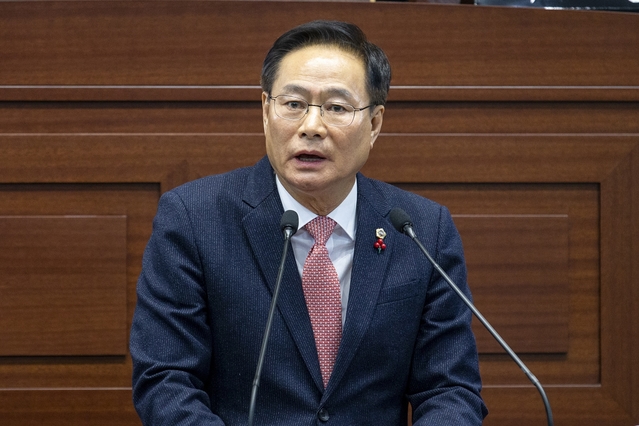 ▲ 경북도의회 최병준 의원(교육위원회, 경주)은 21일 제312회 정례회 제2차 본회의 도정질문에서 국책사업의 최종확정을 위한 철저한 대책을 촉구했다.ⓒ경북도의회