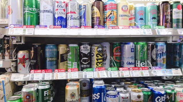 ▲ 편의점 맥주 진열대ⓒ박소정 기자
