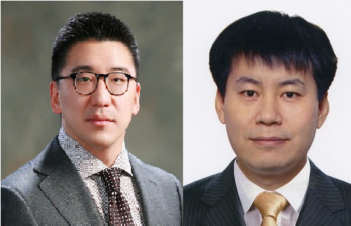 ▲ 구본혁 예스코홀딩스 대표이사(부사장·왼쪽)와 박용상 LS산전 사장. ⓒLS