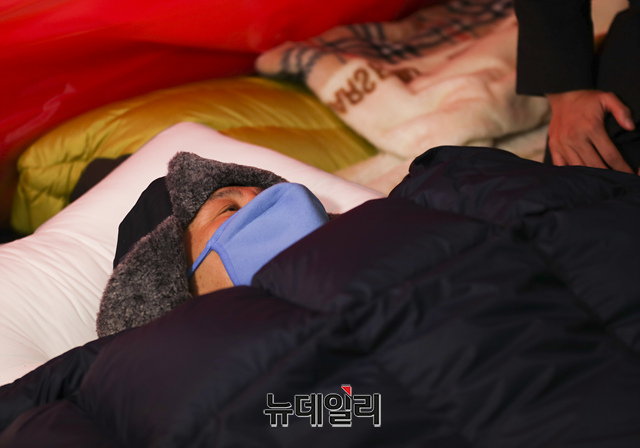 ▲ 황교안 자유한국당 대표가 26일 7일째 단식 투쟁을 벌이고 있다. ⓒ이종현 기자