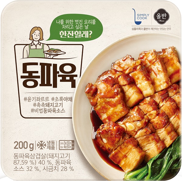 ▲ 올반 한잔할래 동파육ⓒ신세계푸드