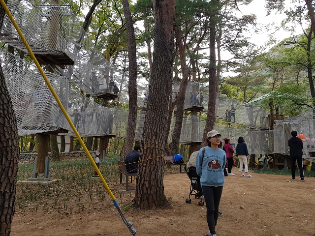 ▲ 영덕군 산성계곡생태공원 어드벤처시설이 10월 21일부터 11월 30일까지 임시운영을 마치고 내년 4월 정식 개장을 위한 준비에 들어갔다.ⓒ영덕군