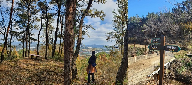 ▲ 경주시 월성동 명활산 등산로.ⓒ경주시