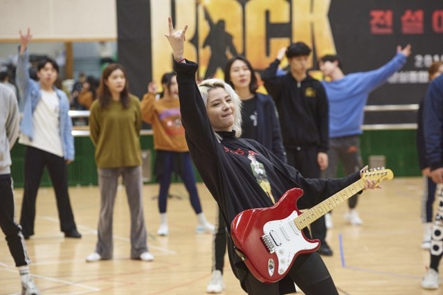 ▲ 뮤지컬 '위윌락유' 연습 현장.ⓒ엠에스컨텐츠그룹