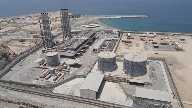 ▲ 오만 무산담 가스 화력 발전소 전경. ⓒLG상사