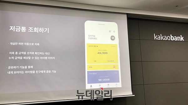 ▲ 카카오뱅크는 10일 서울오피스에서 기자간담회를 열고 신규 수신상품서비스를 소개했다. ⓒ뉴데일리