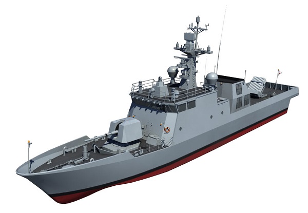 ▲ 차기고속정 PKX-B. ⓒ한화시스템