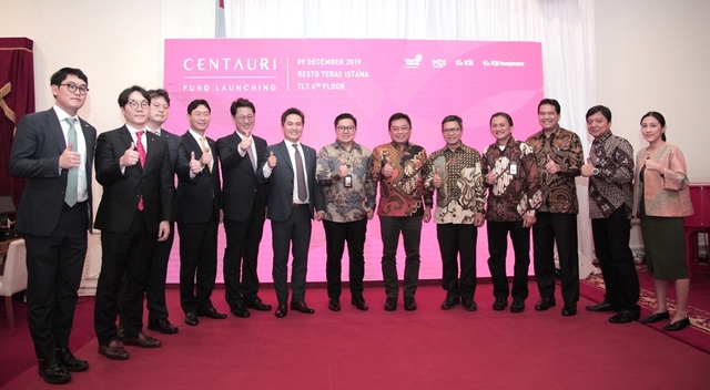 ▲ KB인베스트먼트는 지난 9일 인도네시아 최대 국영 통신그룹인 텔콤그룹과 공동운용 펀드 결성식을 가졌다.ⓒKB금융지주