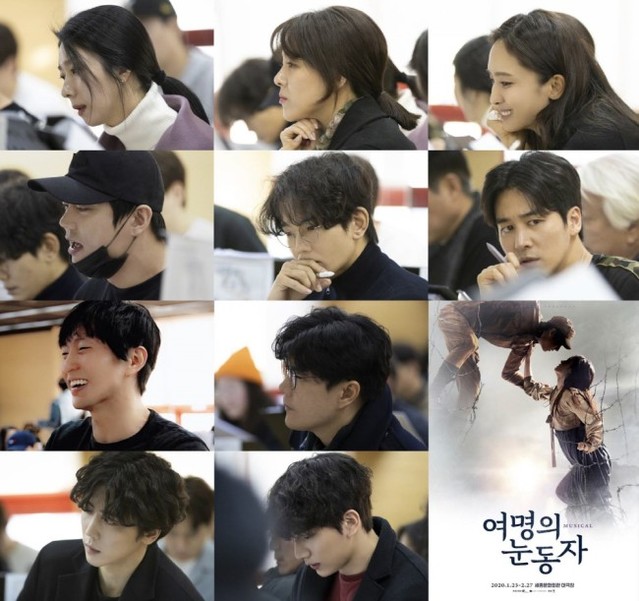 ▲ 뮤지컬 '여명의 눈동자' 상견례 현장 스케치 사진.ⓒ수키컴퍼니