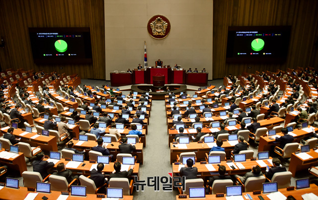 ▲ 국회 본회의장. ⓒ박성원 기자