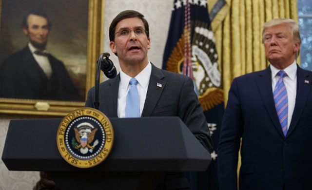 ▲ 마크 에스퍼 미국 국방장관. ⓒ뉴시스. 무단전재 및 재배포 금지.